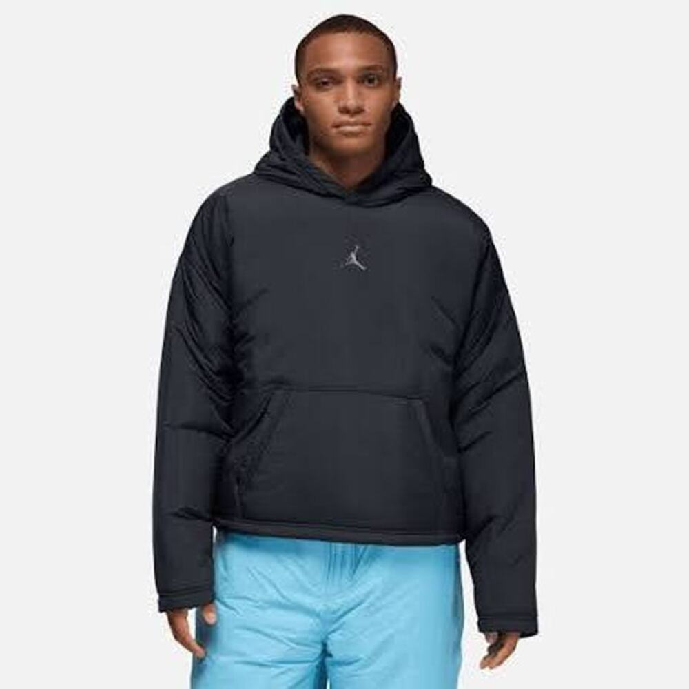 Mens Size XXL Jordan Padded Mountainside Pullover Hoodie Black Pocket HV1864-010